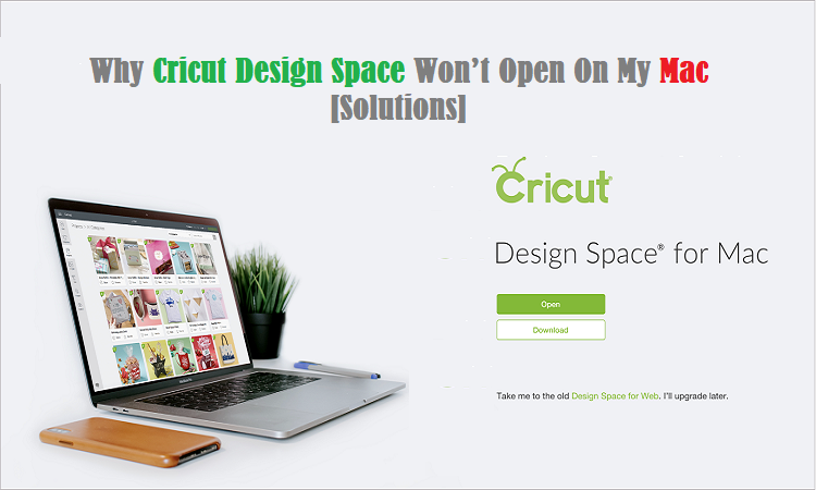 cricut design space download not working on mac
